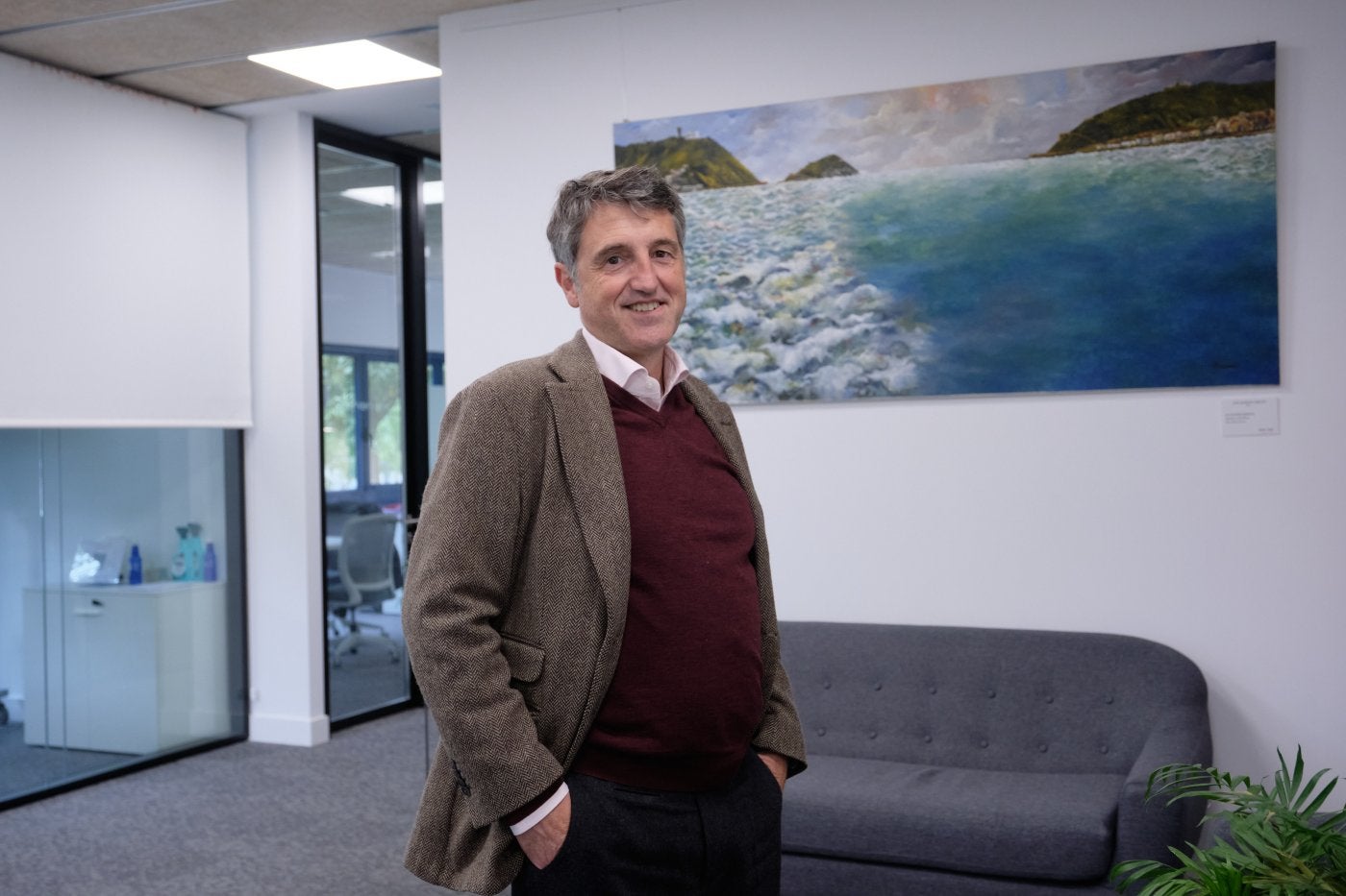 Jon Ander de las Fuentes es el presidente de la Fundación Artizarra y también forma parte de su patronato. / USOZ