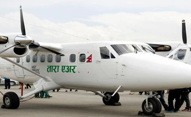 A Tera Air company plane. 