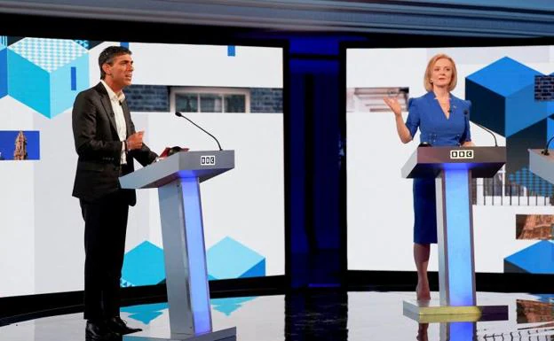 Truss and Sunak showed great vehemence at various points in the debate. 