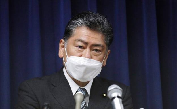 Japan's Justice Minister Yoshihisa Furukawa at a hearing on Tuesday to explain the execution of Tomohiro Kato