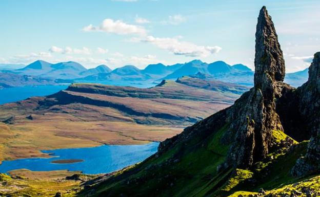 The Isle of Skye is a popular tourist attraction in the north of Scotland. 