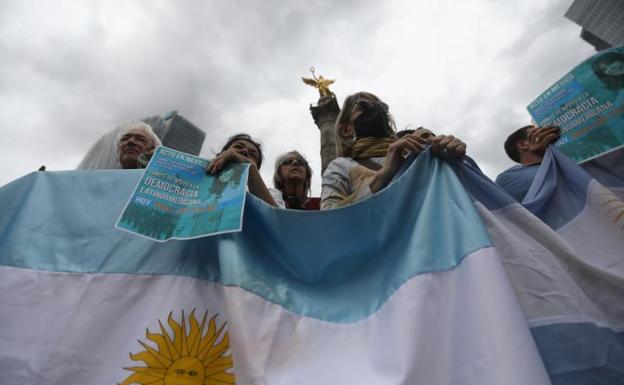 Demonstrations in support of Cristina Fernández have been repeated over the weekend. 