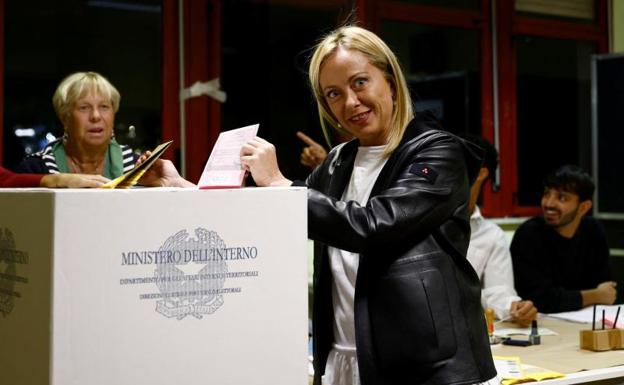 Meloni has cast her vote in Rome 