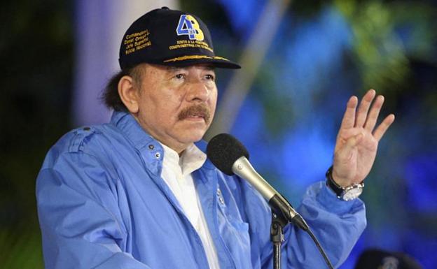 Nicaraguan President Daniel Ortega at an event in Managua. 