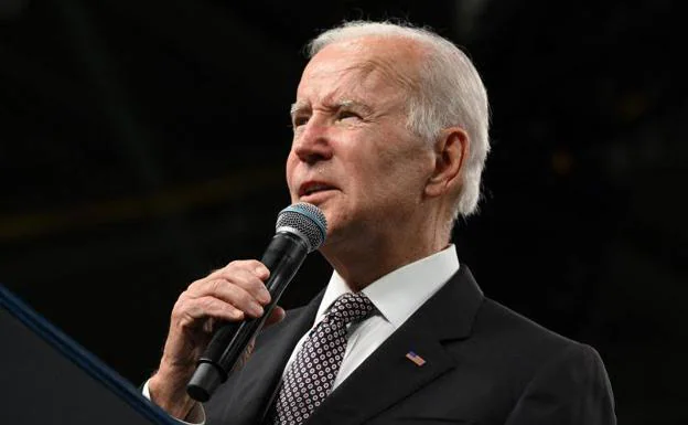 The president of the United States, Joe Biden, this Thursday at an event in New York.