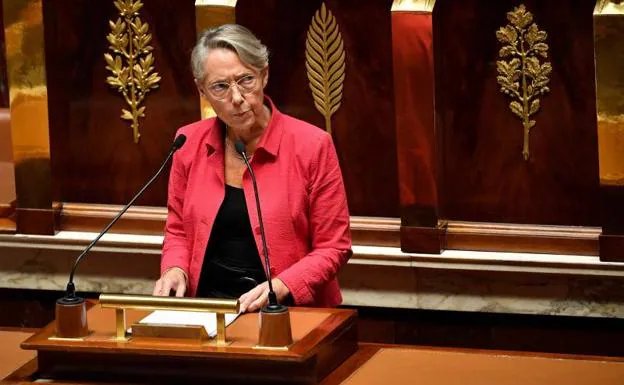 The French Prime Minister, Élisabeth Borne, this week in Parliament during the vote on several motions of censure presented by the opposition.