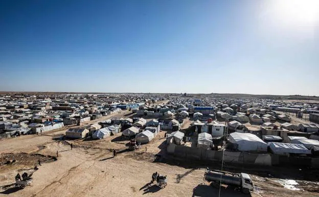 The Al-Hol camp is one of those housing relatives of Islamic State fighters in Syria